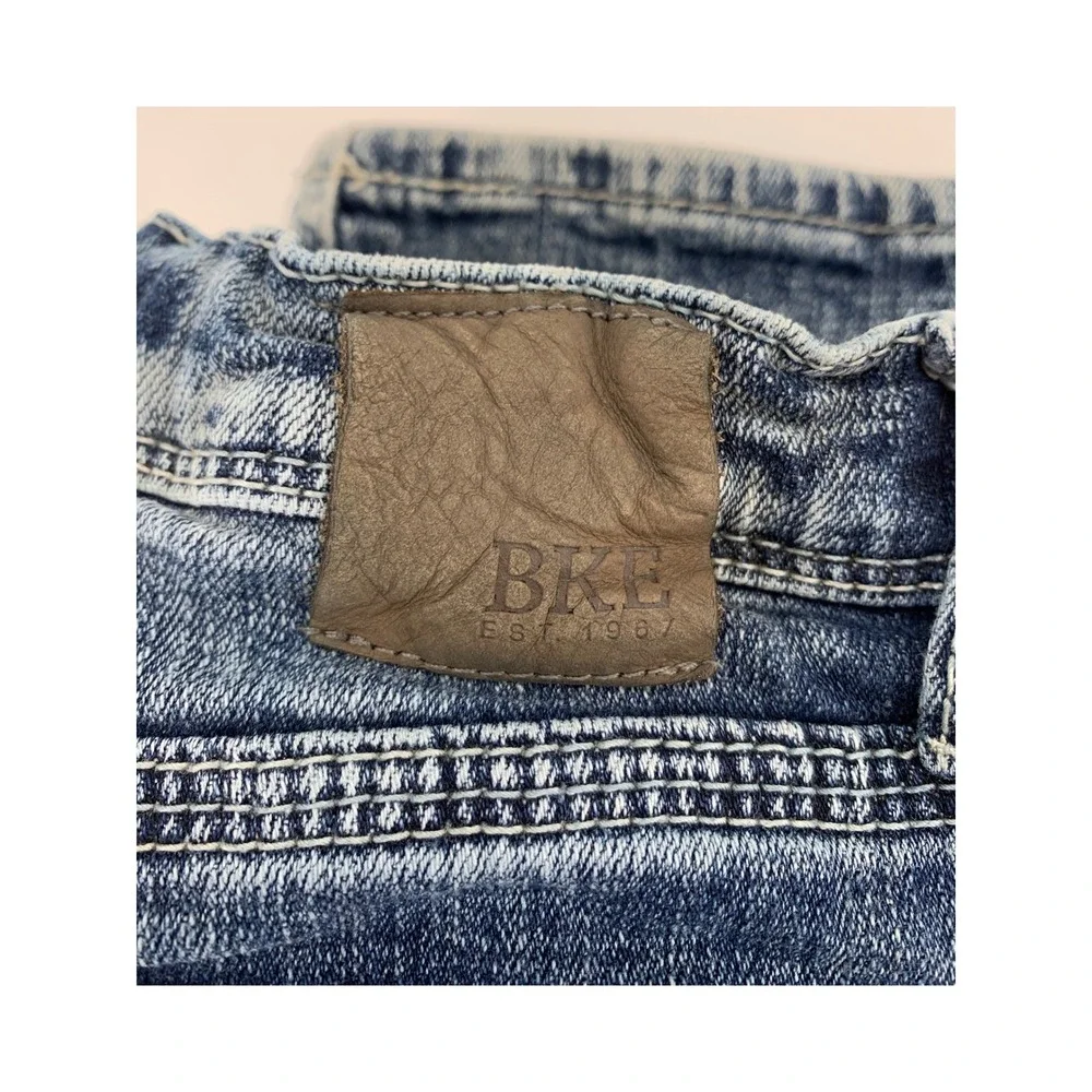 BKE Conner Jeans Boys 10 Blue Straight Adjustable Waist Denim Pants